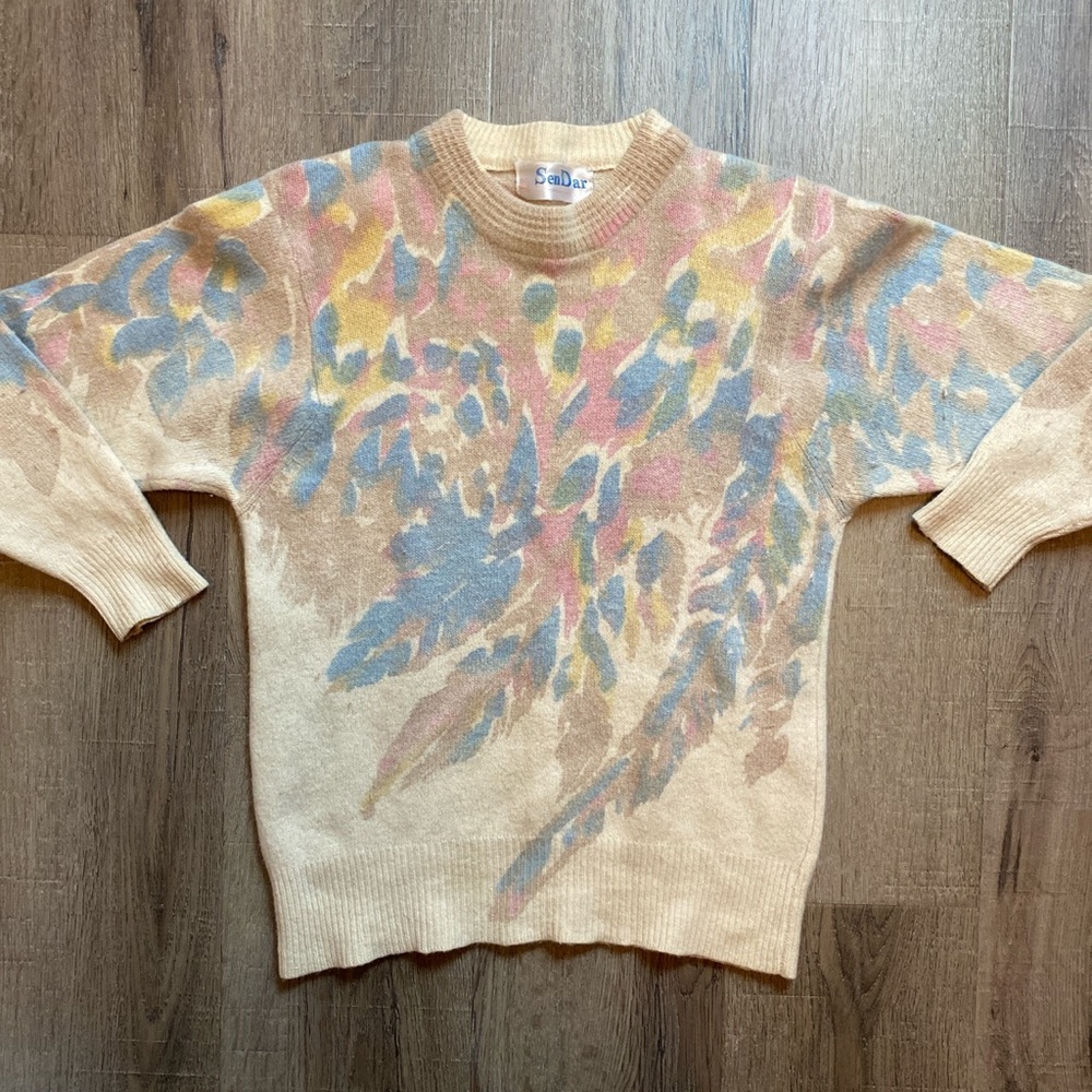 Vintage early 90s pastel sweater